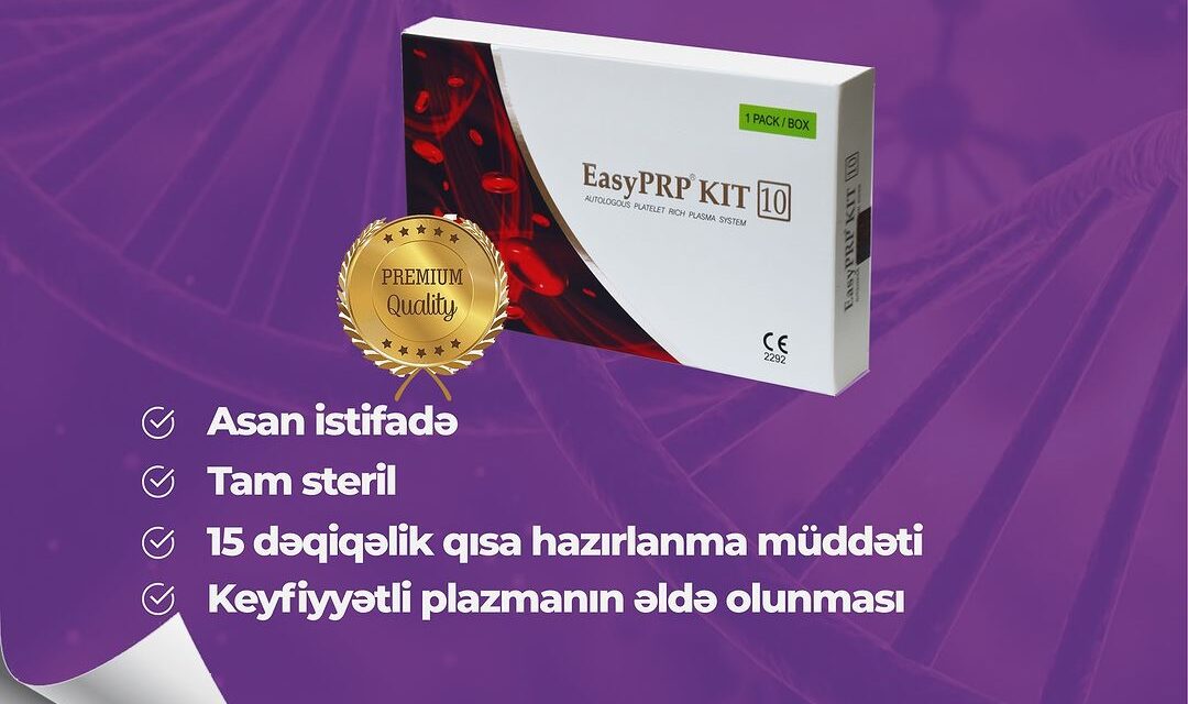 Həkimlərimizə özəl! EasyPRP Cərrahiyyə Kiti ilə tanış olun! ✨